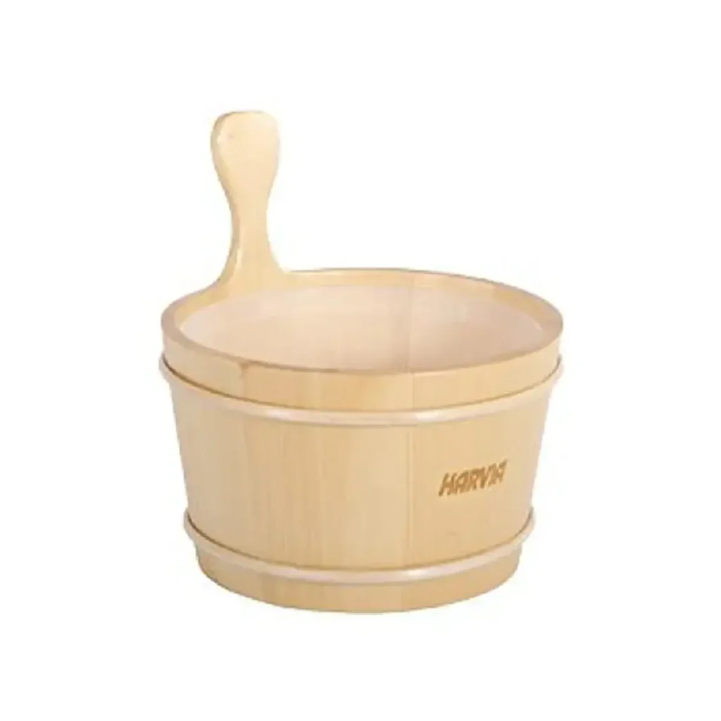 Harvia Pine Wood Bucket with Liner