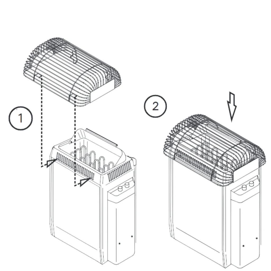 harvia topclass safety grill explanation