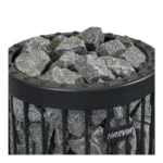 Harvia Sauna Stones (10-15 cm) in a heater