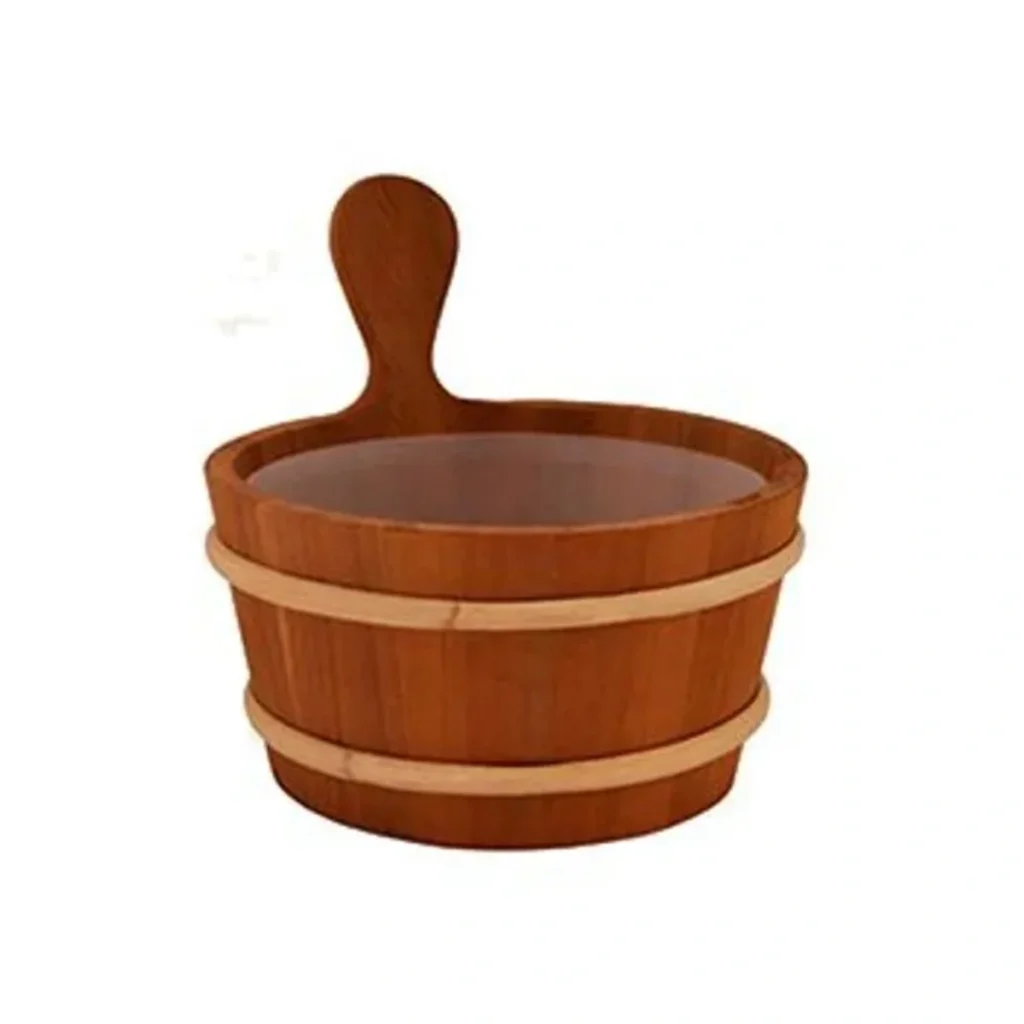 Cedar Wood Bucket With Liner