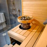 Harvia Safety Railing HPC4 in Sauna