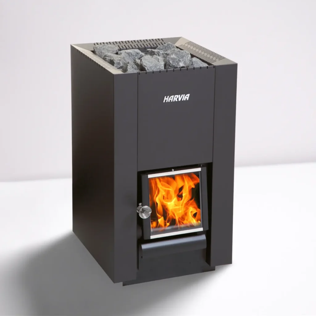 Harvia_Linear16_woodburning stove