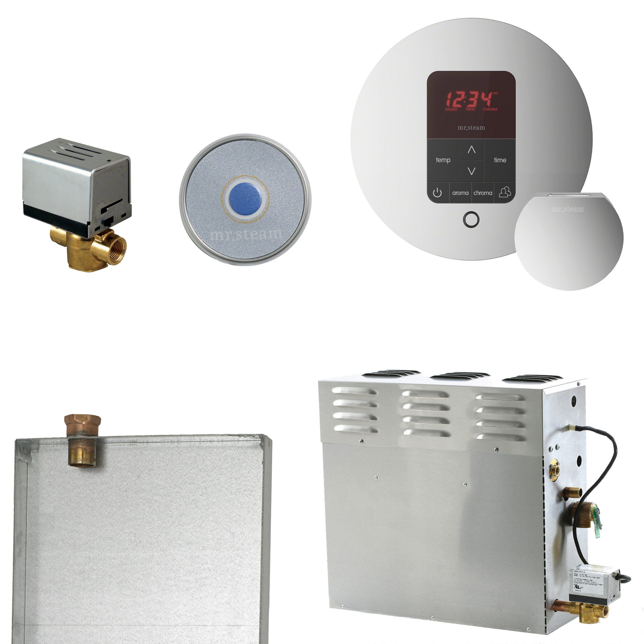 CT Day Spa Steam Generator 15 kW 240V 1Ph with iTempoPlus Control in