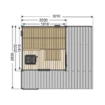 Harvia-Solide-Compact-Floorplan