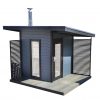 Harvia Solide Compact Modern Outdoor Sauna