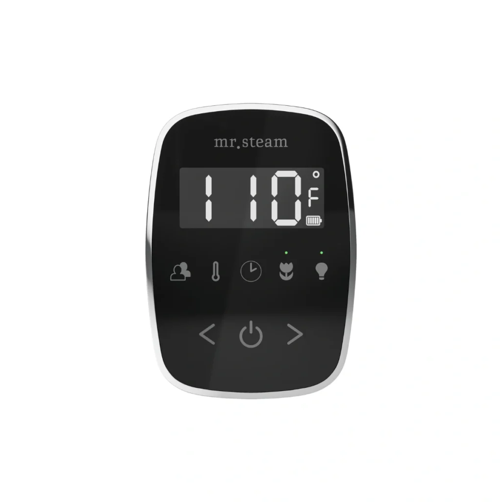 Tempo Flex Steam Shower Control Black