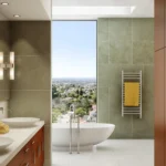 W336 Towel Warmer in Sauna