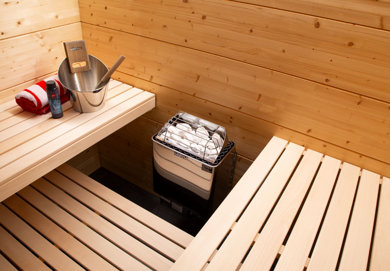 Interior of the Olympus Sauna 2