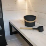 Harvia Black Pail and Ladle Set captivating Pail and Ladle Set