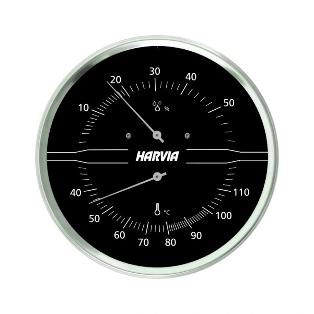 Harvia Round Thermo Hygrometer