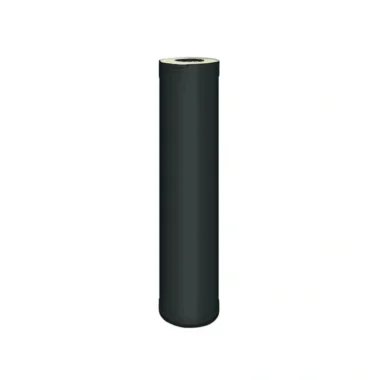 Black Steel Chimney Extension (1m)