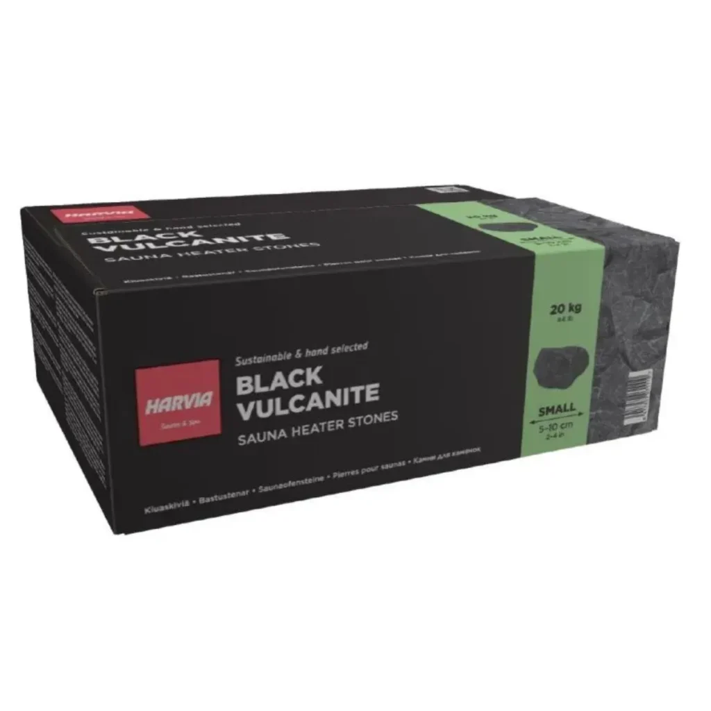 Harvia Black Vulcanite Stones (5-10 cm)