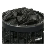 Harvia Black Vulcanite Stones (5-10 cm) Cylinder filled with stones