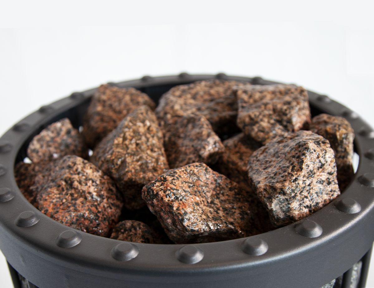 Harvia Red Granite Stones (Ø 5-10 cm)