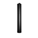 black steel chimney without accessory kit