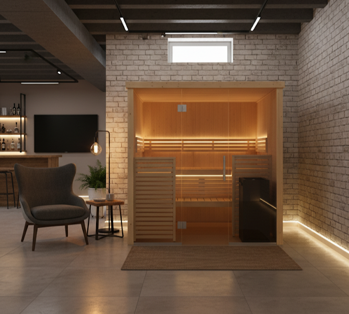 Variant view medium sauna image