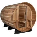Almost Heaven Huntington 4-6 Person Canopy Barrel Sauna
