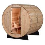 Almost Heaven Pinnacle 4-Person Barrel Sauna