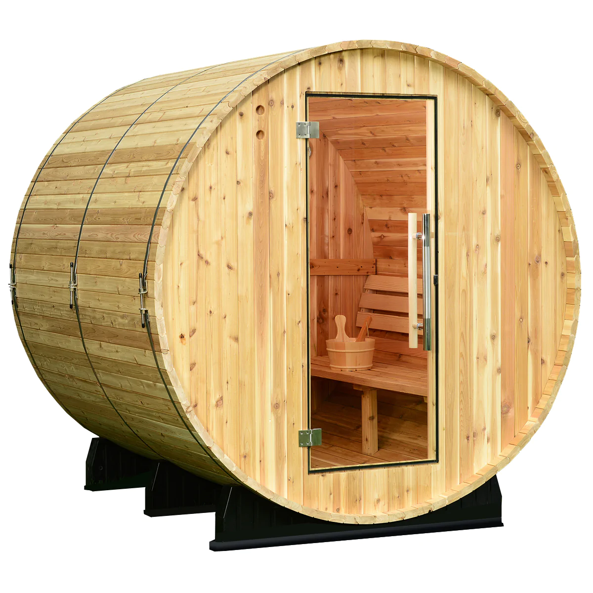 Almost Heaven Seneca 6-Person Barrel Sauna