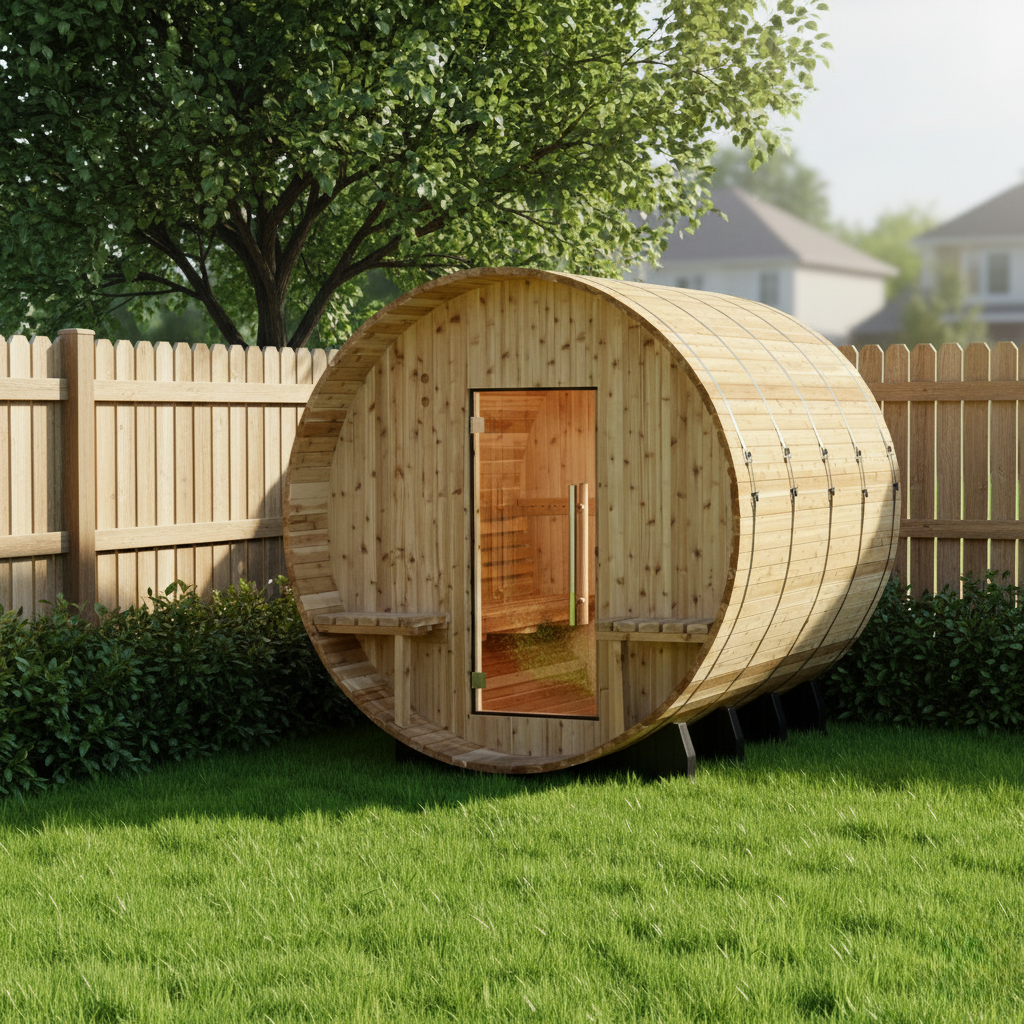 Almost heaven Grandview barrel sauna