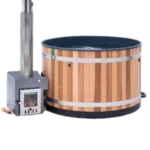 kirami comfort steady medium red cedar view with heater