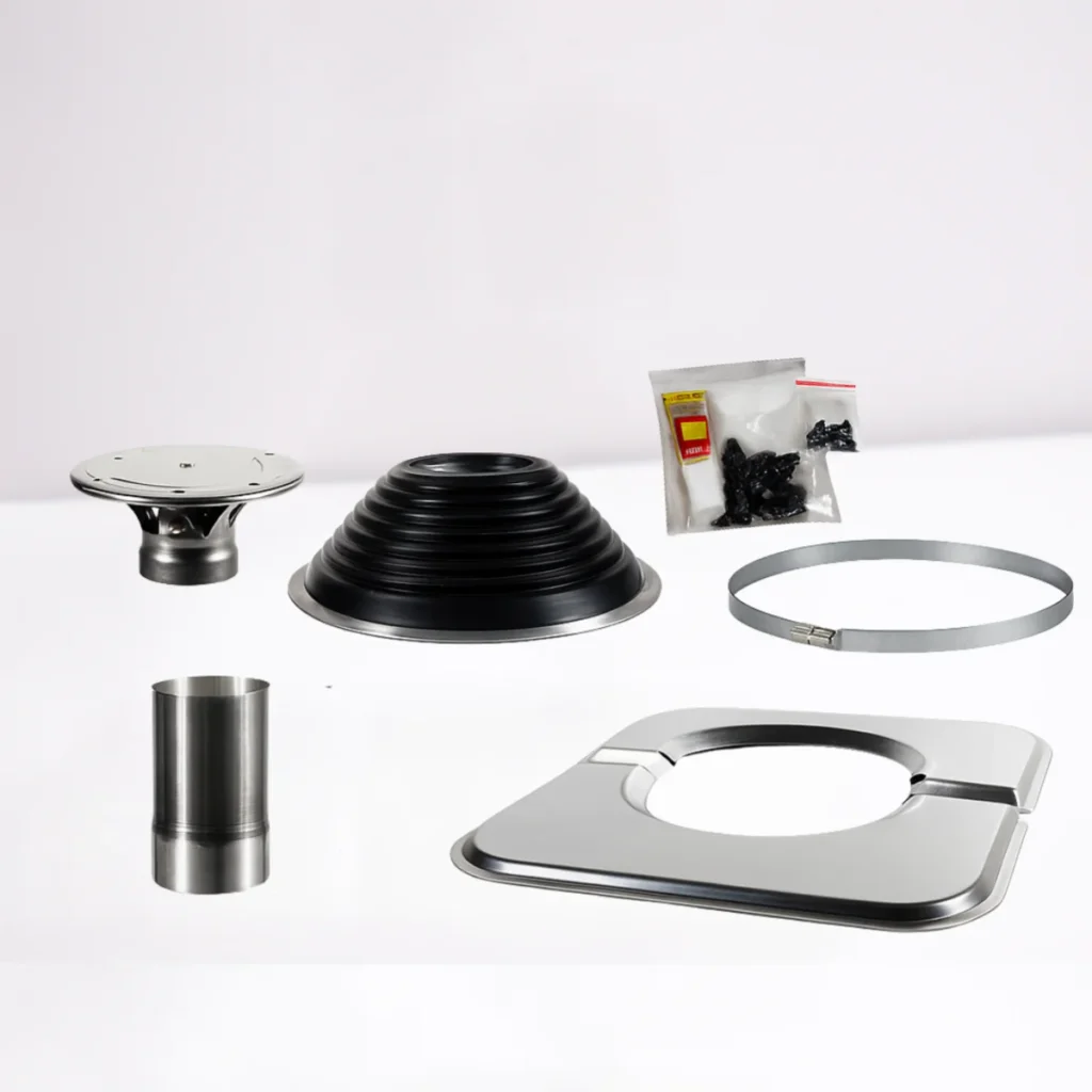 Harvia Steel Chimney Assembly Kit [Barrel Format Only]
