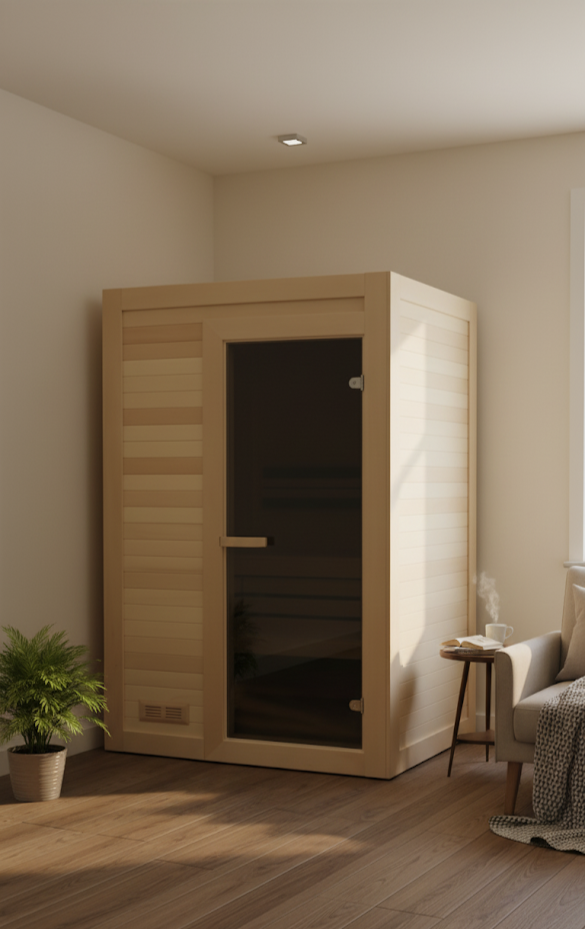 Indoor sauna - Kuuma inside a home