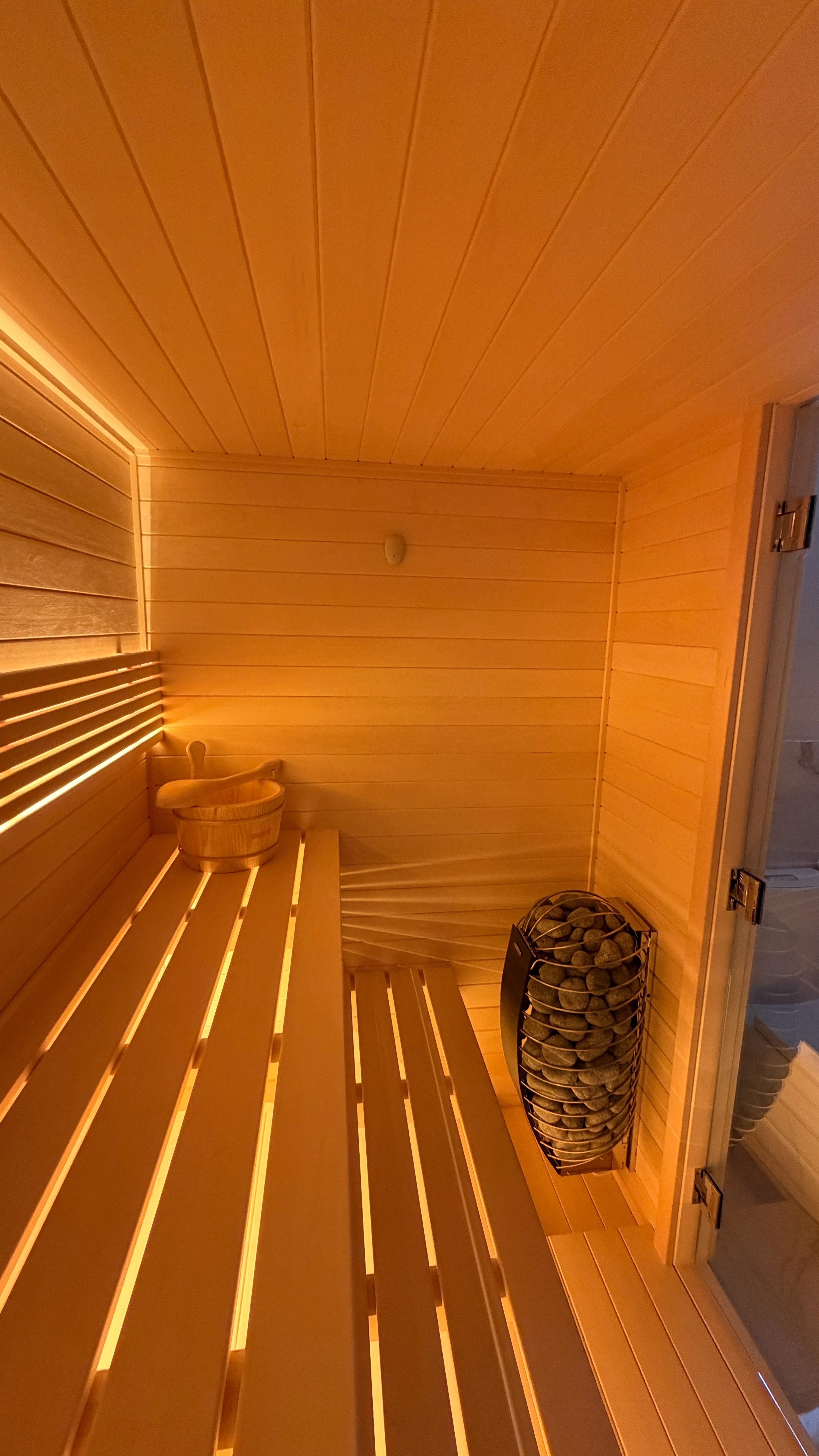 Custom indoor sauna