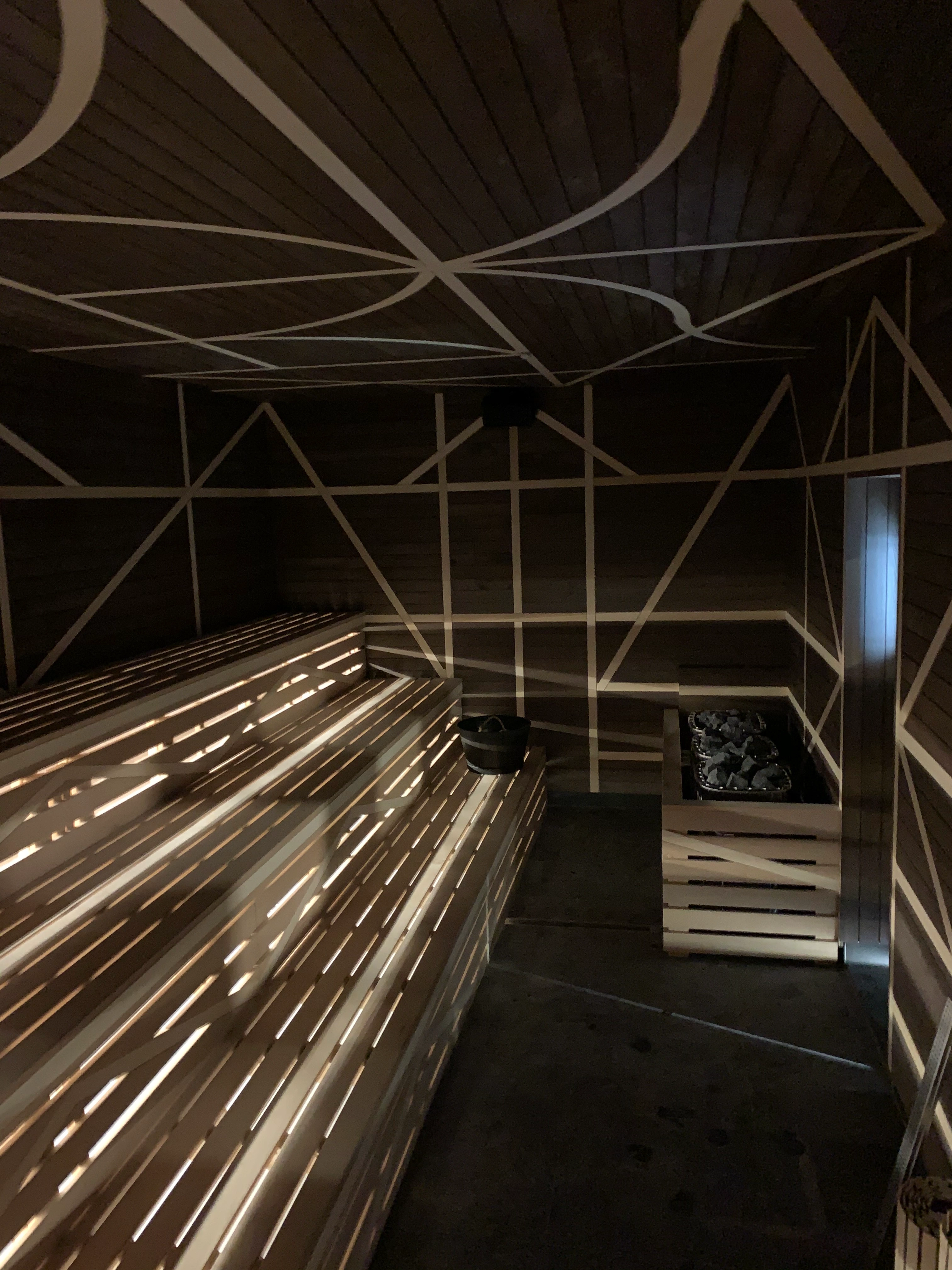 Custom indoor sauna