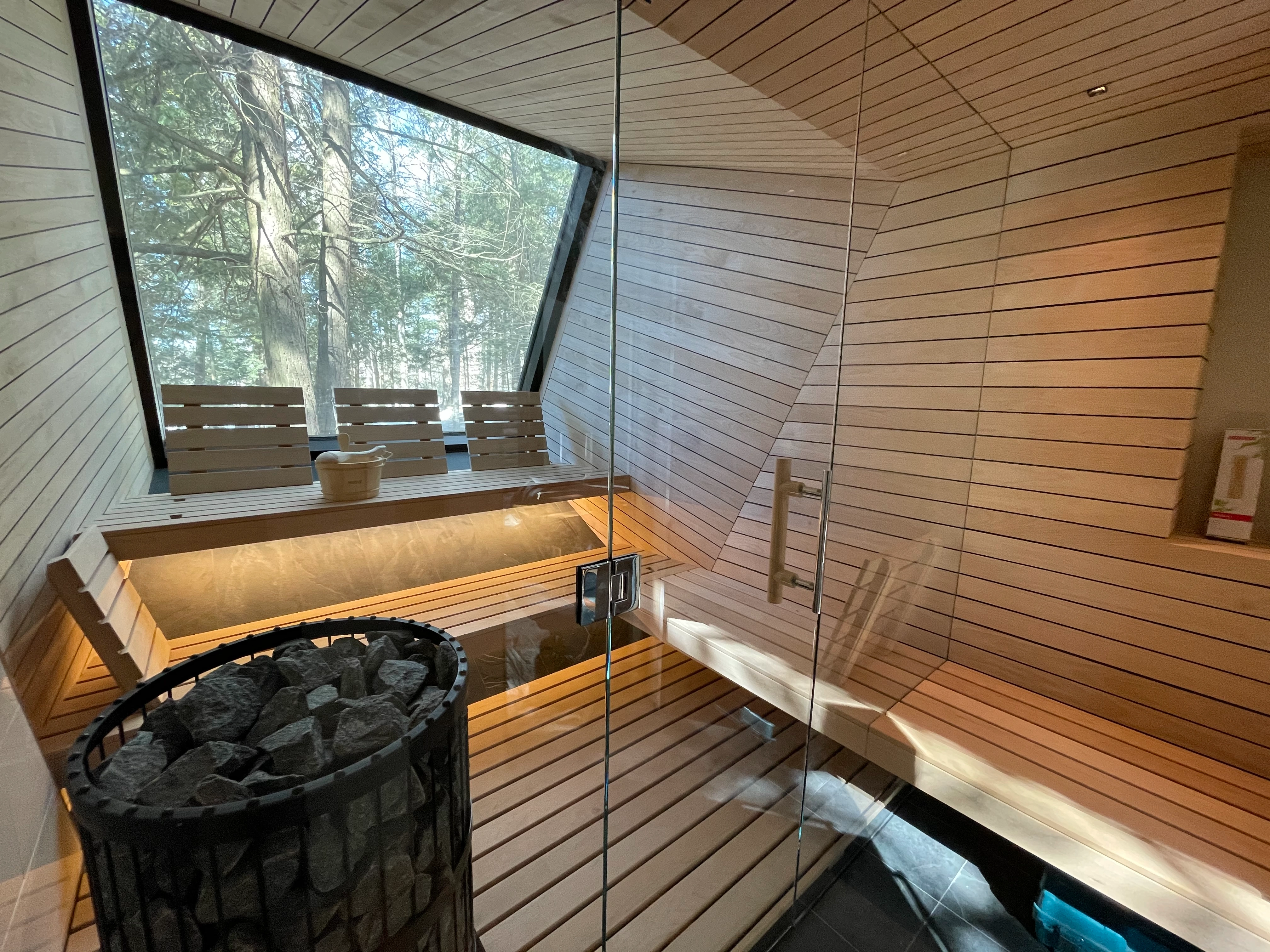 Custom indoor sauna