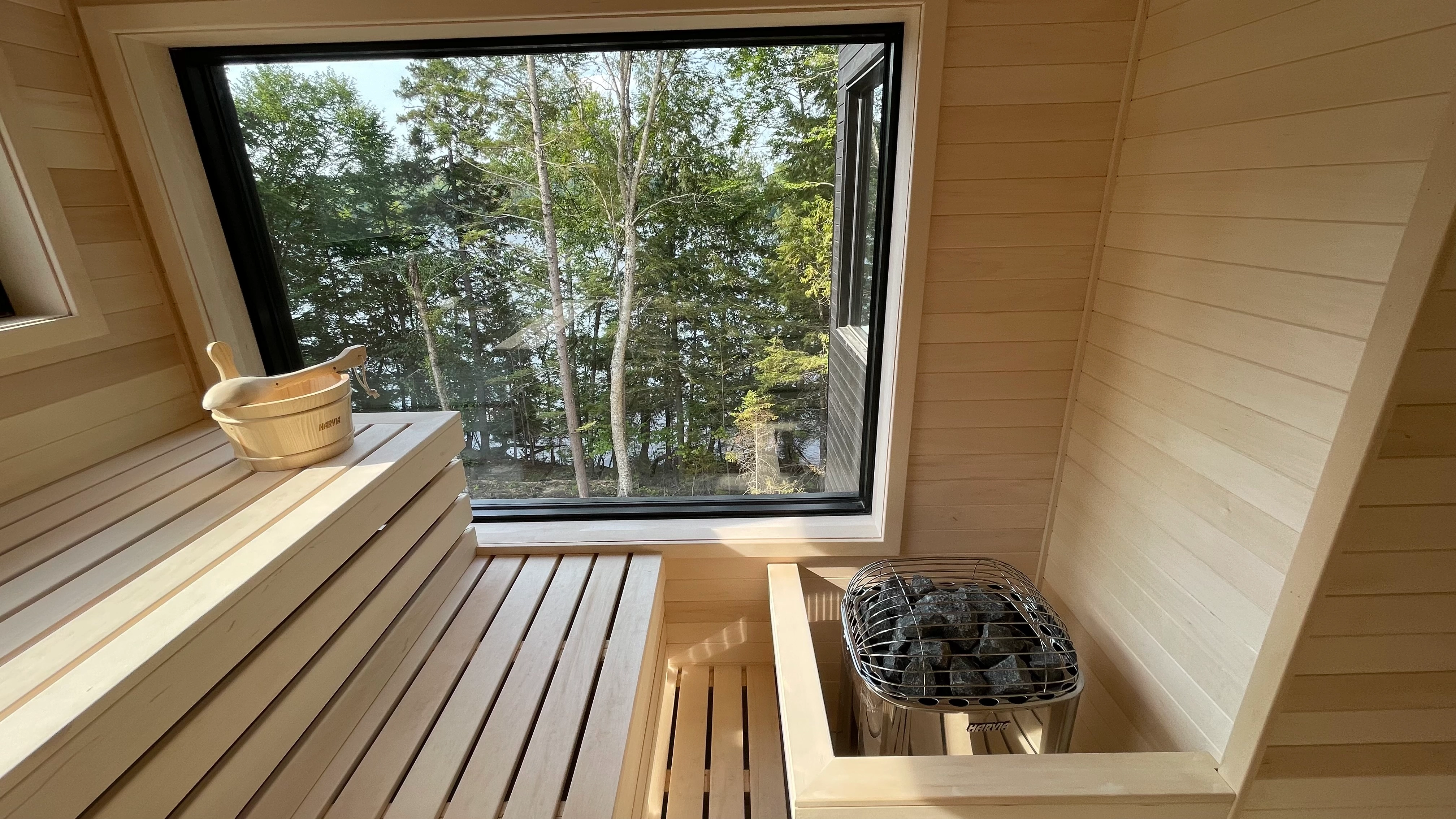 Custom indoor sauna