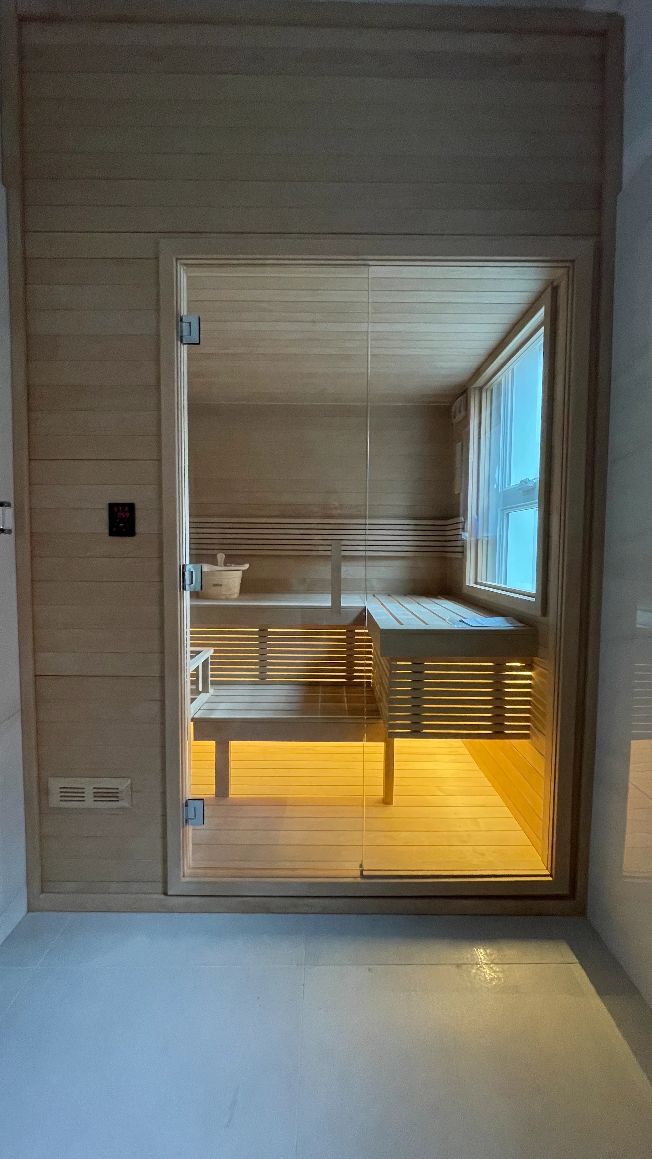 Custom indoor sauna