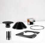 Harvia Steel Chimney Assembly Kit Black [Barrel Format Only] (1)