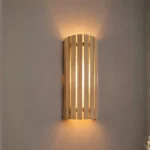 Harvia Vertical Pine Lamp Shade on wall (1)