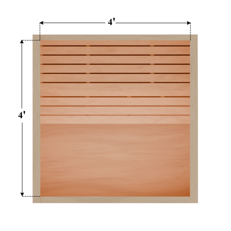 4 x 4 DIY Sauna Kit