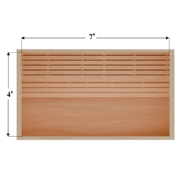 4 x 7 DIY Sauna Kit
