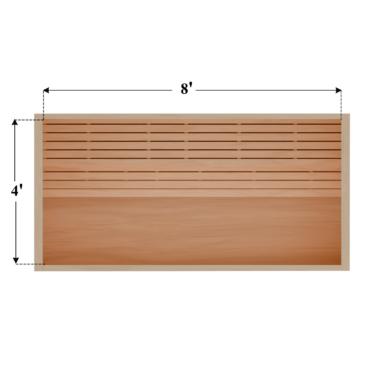 4 x 8 DIY Sauna Kit
