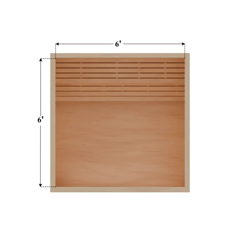 Sauna DIY 6 x 6