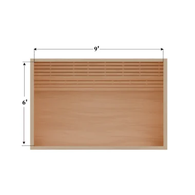 6 x 9 rendering DIY sauna